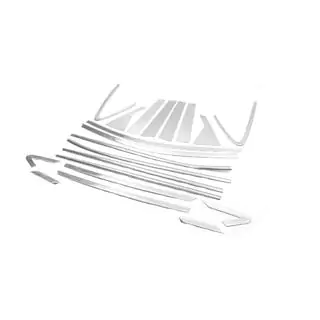 Full Window and Pillar Trim LIBAO (20 pcs, Stainless Steel) photo 3