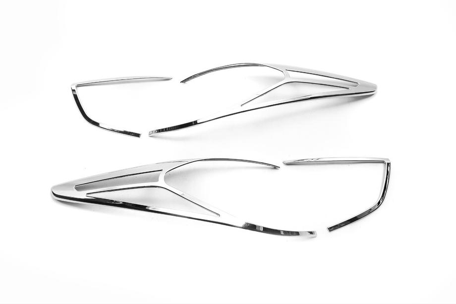 Hyundai IX-35 2010-2015 Chrome Tail Light Covers 2013-2015 (ABS) Photo 4