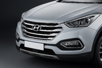 Hyundai IX-35 2010-2015 Chrome bumper protector trims for Tucson Korea 2013-2015 (ABS) photo 1