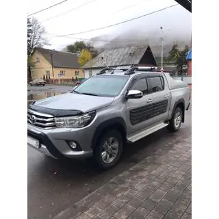 Roof rails with crossbars (2 pcs, Chrome) photo 1