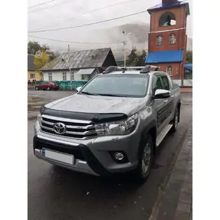 Roof rails with crossbars (2 pcs, Chrome) photo 4