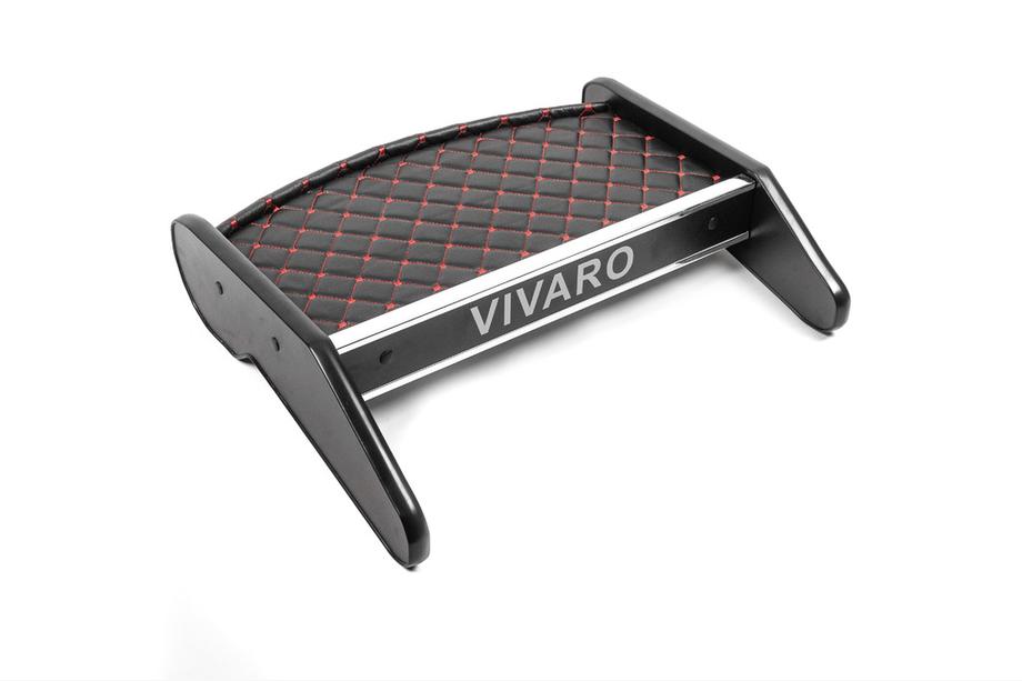 Opel Vivaro 2001–2015 Dashboard Shelf (2001-2010, Black with Red Stitching) Image