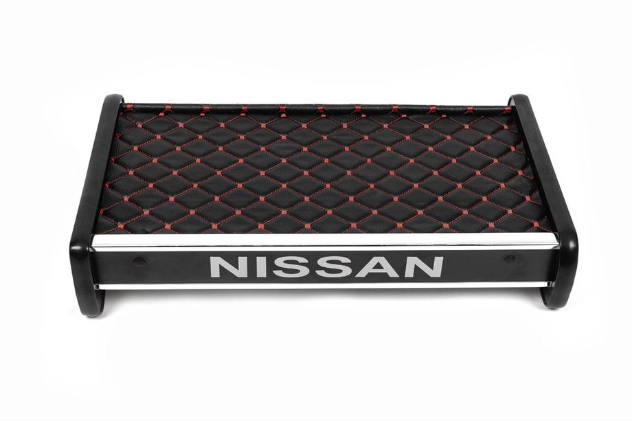 Nissan Primastar 2002-2014 Dashboard Shelf (2001-2010, Black with Red Stitching) Photo 2
