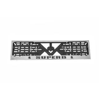 License Plate Frame Chrome (1 pc, Stainless Steel)