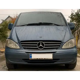 License Plate Frame Chrome (1 pc, Stainless Steel) Mercedes Vito W639 2004-2014 photo 1