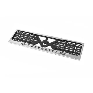 License Plate Frame Chrome Chevrolet (1 pc, Stainless Steel) photo 2