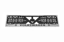 Volkswagen License Plate Frame Chrome Volkswagen (1 pc, Stainless Steel) photo 2