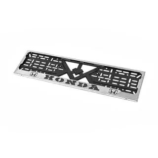 License Plate Frame Chrome Honda (1 pc, Stainless Steel) photo 2