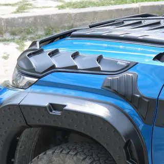Hood Scoop Cover Set DRAGON (2019+, 3 pcs) Mitsubishi L200 2015-2024 photo 4