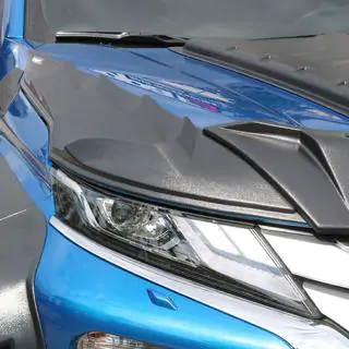 Hood Scoop Cover Set DRAGON (2019+, 3 pcs) Mitsubishi L200 2015-2024 photo 3