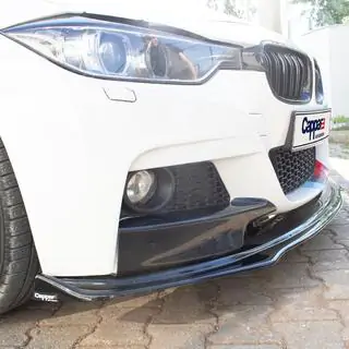 EuroCap front bumper lip spoiler (black, for M-Performance) photo 2