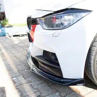 EuroCap front bumper lip spoiler (black, for M-Performance) photo 3