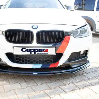 EuroCap front bumper lip spoiler (black, for M-Performance) photo 4