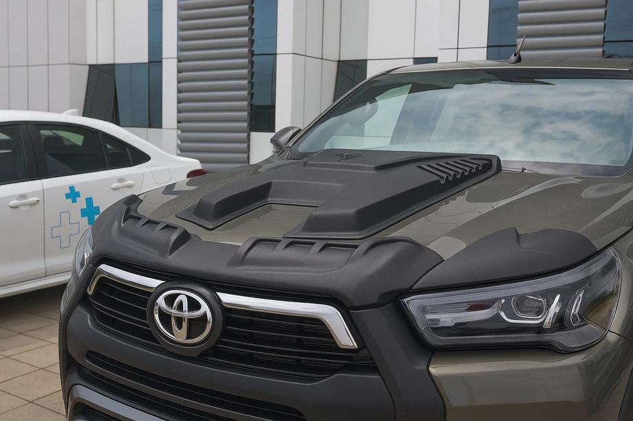 Toyota Hilux 2015- Hood Scoop Cover (2021+, ABS) Photo 1