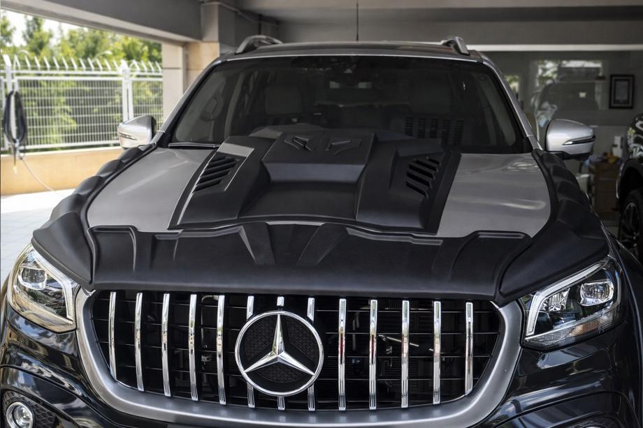 Mercedes X class 2017-2020 Hood Scoop Cover (ABS) Image