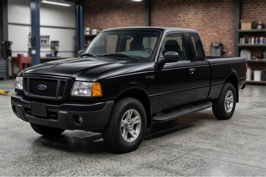 Ford Ranger 2002-2006 Side Steps Tayga Black (2 pcs, Aluminum) Photo 1