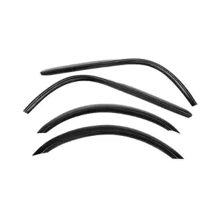 Fender flares (4 pcs, black, ABS plastic)
