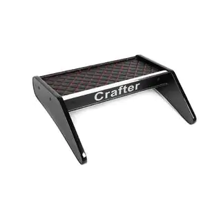 Dashboard Shelf (Black with Red Stitching) photo 2