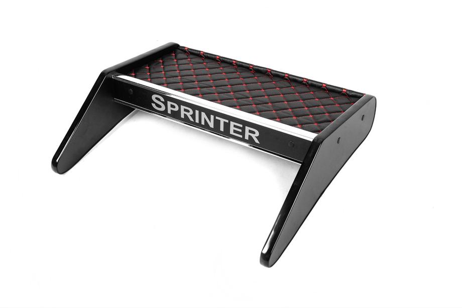 Mercedes Sprinter W906 2006–2018 Dashboard Shelf (Black with Red Stitching) Image