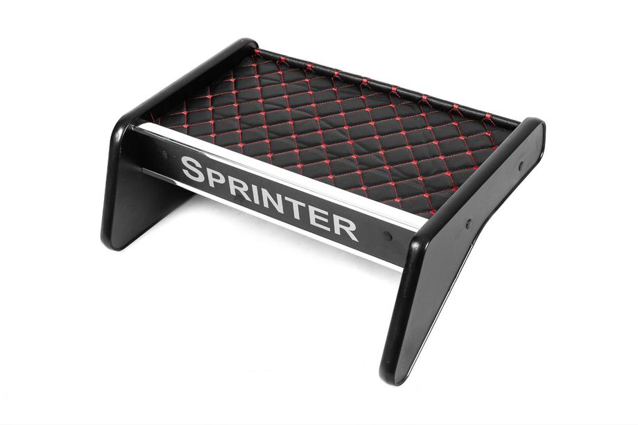 Mercedes Sprinter W901/902/903/904/905 1995–2006 Dashboard Shelf (1995-2000, Black with Red Stitching) TDI (dashboard) Image