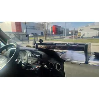 Dashboard Shelf (Black with Red Stitching) photo 2