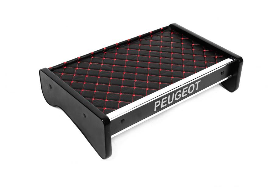 Peugeot Boxer 2006-2025 Dashboard Shelf (Black with Red Stitching) Photo 3
