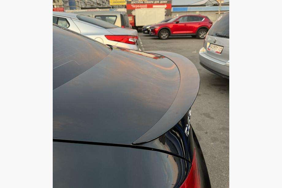 Mercedes CLA C117 2013-2019 Lip Spoiler (1234 Upgrade, Black) Photo 7