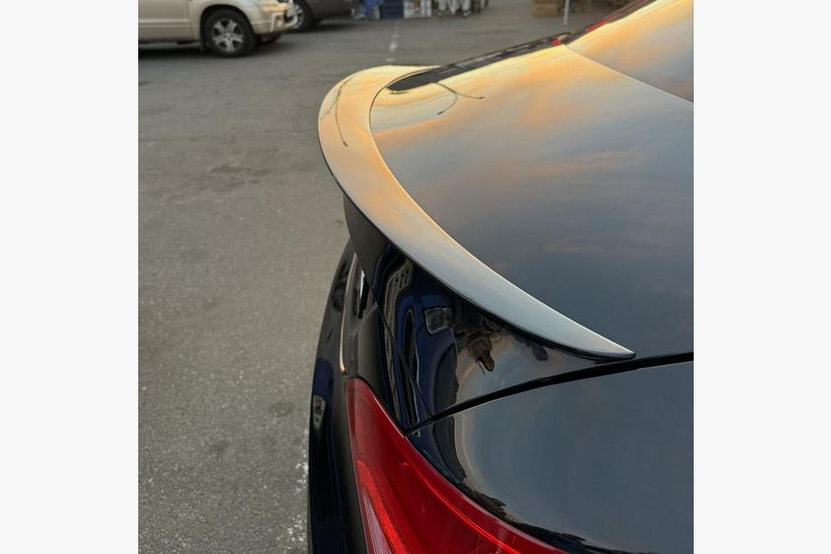 Mercedes CLA C117 2013-2019 Lip Spoiler (1234 Upgrade, Black) Photo 5