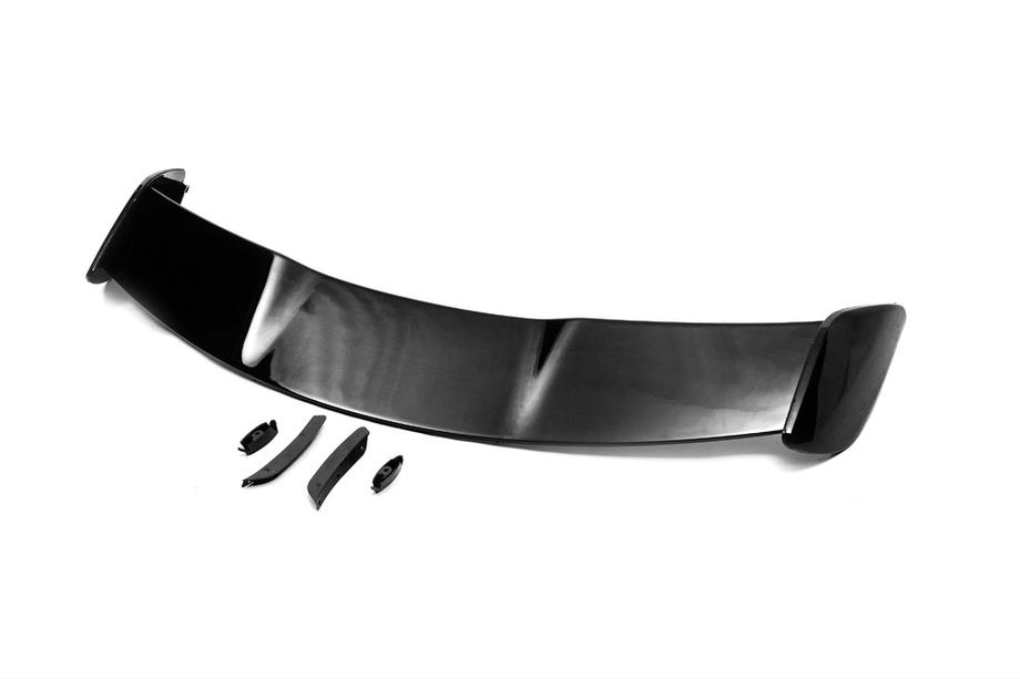Mercedes A-class W176 2012-2018 Lip Spoiler (1234 Upgrade, Black) Photo 1