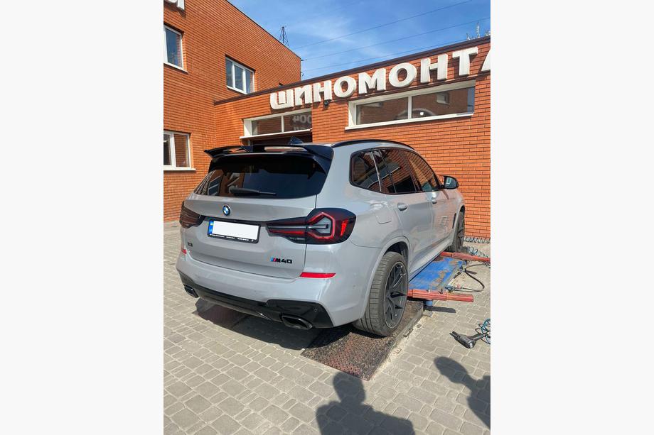 BMW X3 G01 2018- Rear Spoiler (1234 Upgrade, Black) Photo 2
