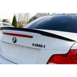 Lip Spoiler (for E82, black) BMW 1 Series E81/E82/E87/E88 2004-2011 photo 1