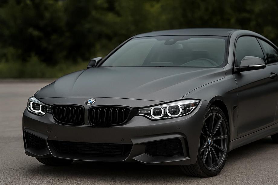 BMW 4 Series F32/F33/F36 2012-2020 Kidneys M-Look (Black Matte) Photo 2