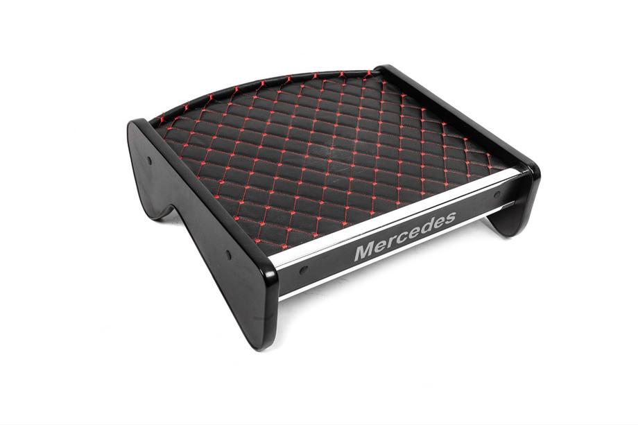 Mercedes T2 (507-814) 1967-1996 Dashboard Shelf (Black with Red Stitching) Photo 6