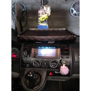 Dashboard Shelf (Black with Red Stitching) Volkswagen T5 Transporter 2003-2010 photo 2