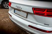 Audi Q7 2015–2026 Chrome trim above license plate (stainless steel) photo 3
