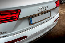 Audi Q7 2015–2026 Chrome trim above license plate (stainless steel) photo 2