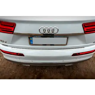 Chrome trim above license plate (stainless steel) photo 1