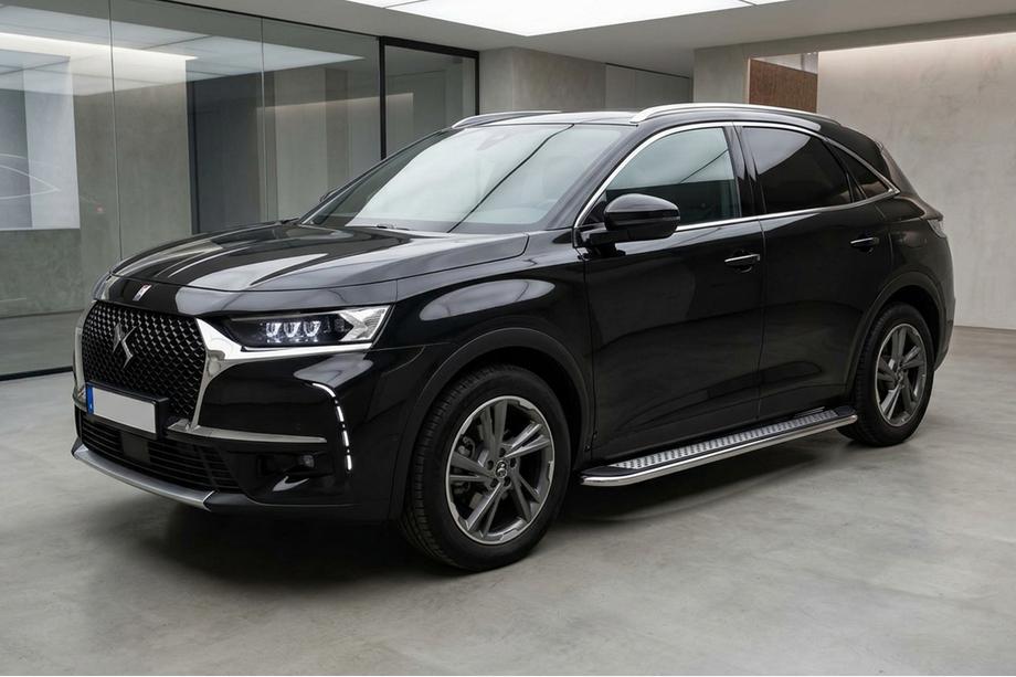 DS 7 Crossback 2017-2022 Side Steps Maydos V2 (2 pcs, Aluminum & Stainless Steel) Photo 1