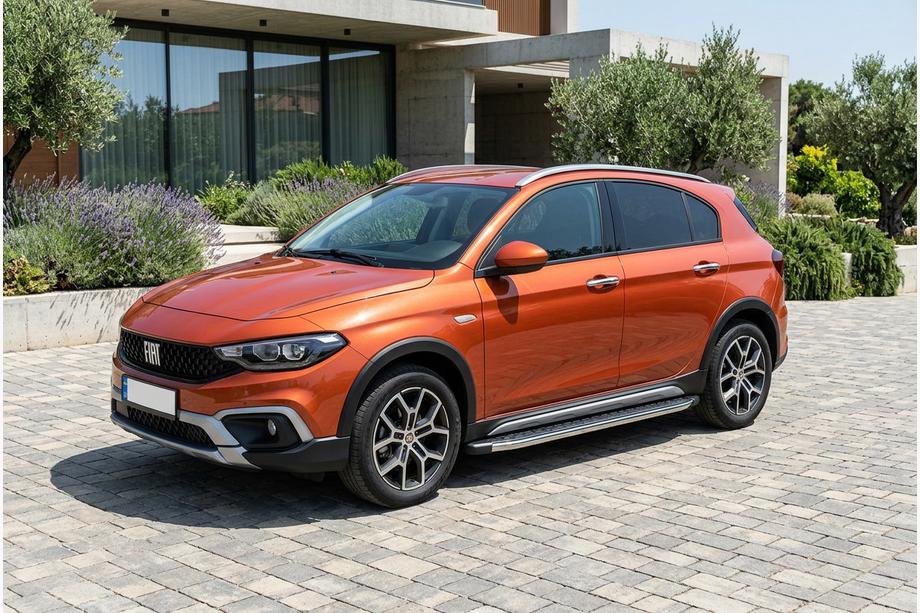 Fiat Tipo Cross 2021- Side Steps BlackLine (2 pcs, Aluminum) Image