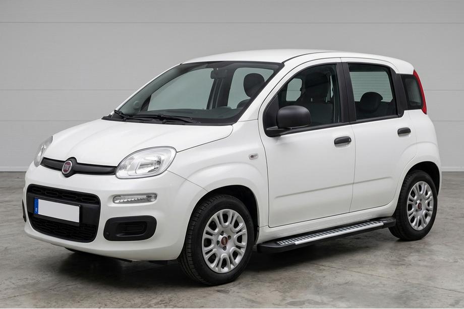 Fiat Panda 2011-2023 Side Steps Line (2 pcs, Aluminum) Photo 1
