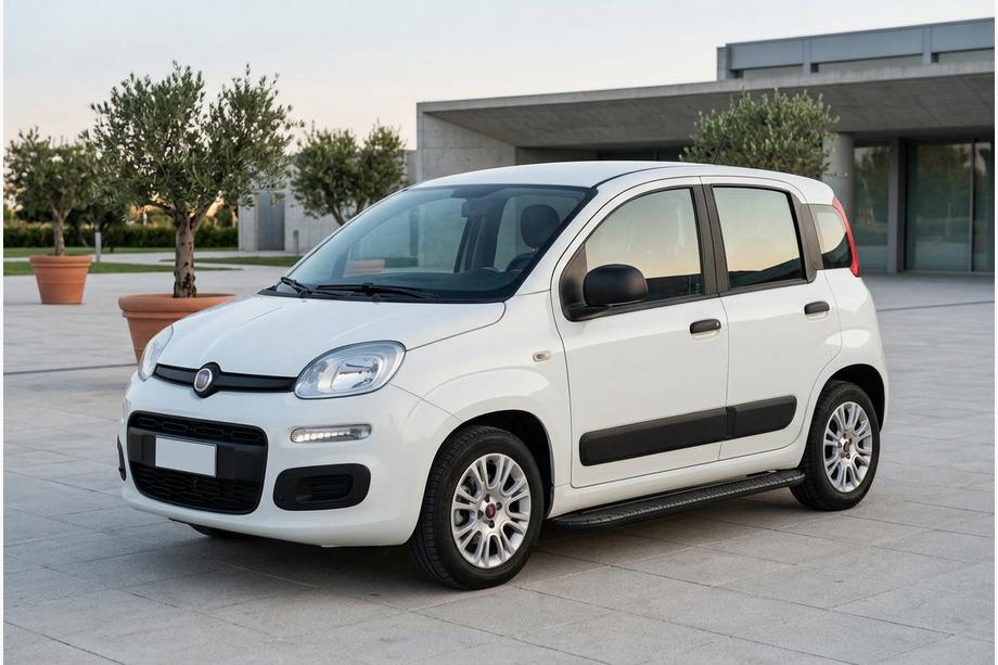 Fiat Panda 2011-2023 Side Steps Bosphore Black (2 pcs, Aluminum) Photo 1
