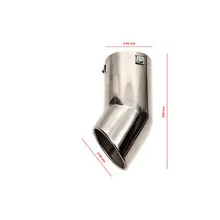 Exhaust Tip TL-150 Stainless Steel photo 1