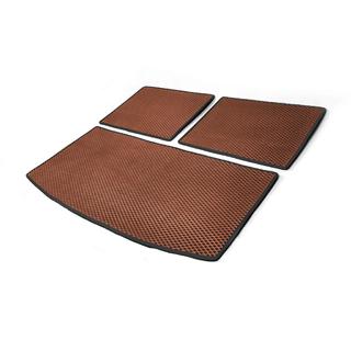 Trunk mat 3-piece (EVA, brick) (7 seats) Audi Q7 2005-2015 photo 2