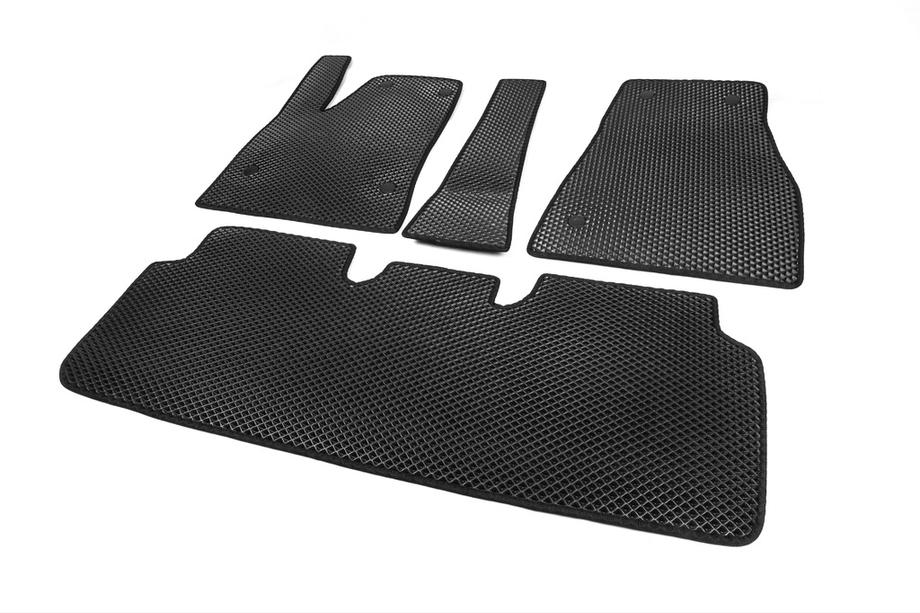 Tesla Model S 2012– EVA Floor Mats (2012-2021, Black) Photo 2