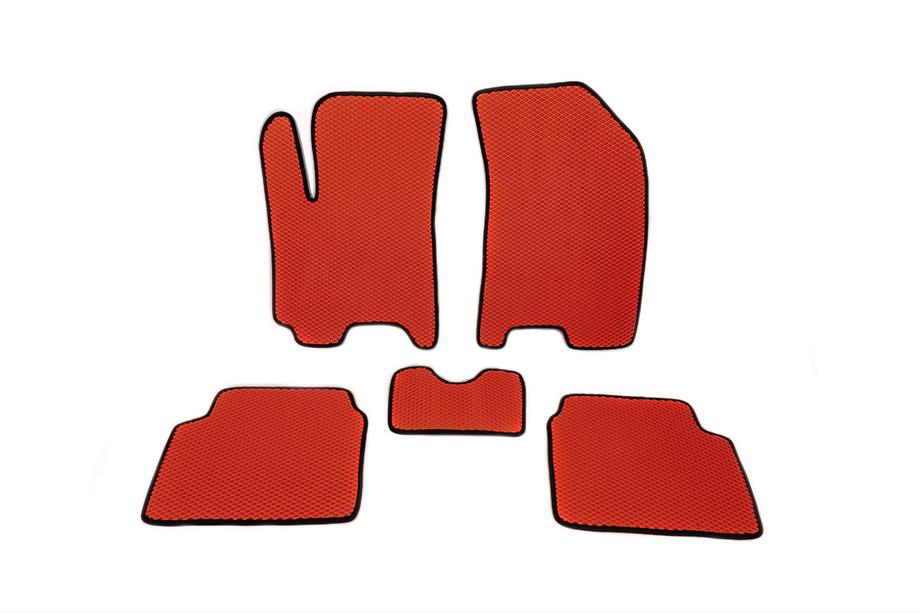 Chevrolet Aveo T250 2005-2011 EVA Floor Mats (red) Image