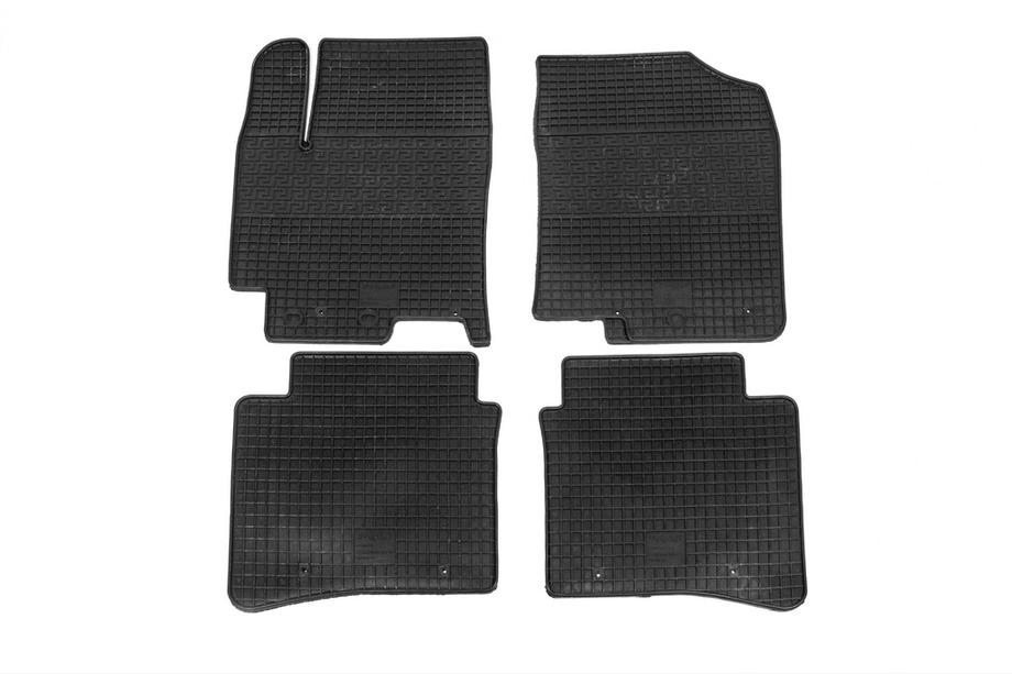 Hyundai Accent 2017-2023 Rubber Floor Mats (4 pcs, Polytep) Image