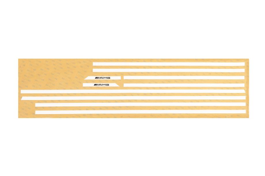 Mercedes G class W463 1990-2018 White Door Moldings (Inserts) Image