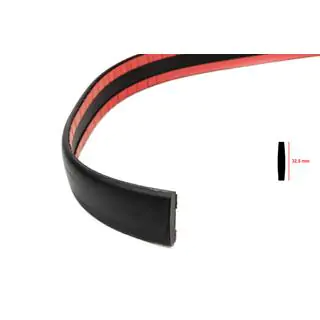 Black door molding by the meter sal119 (1 meter, 32.5 mm) photo 2