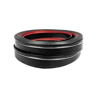 Black door molding with chrome strip by the meter sal65 (1 meter, 59 mm) photo 3
