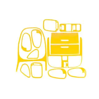 Dashboard Trim Covers 1999-2003 (yellow)